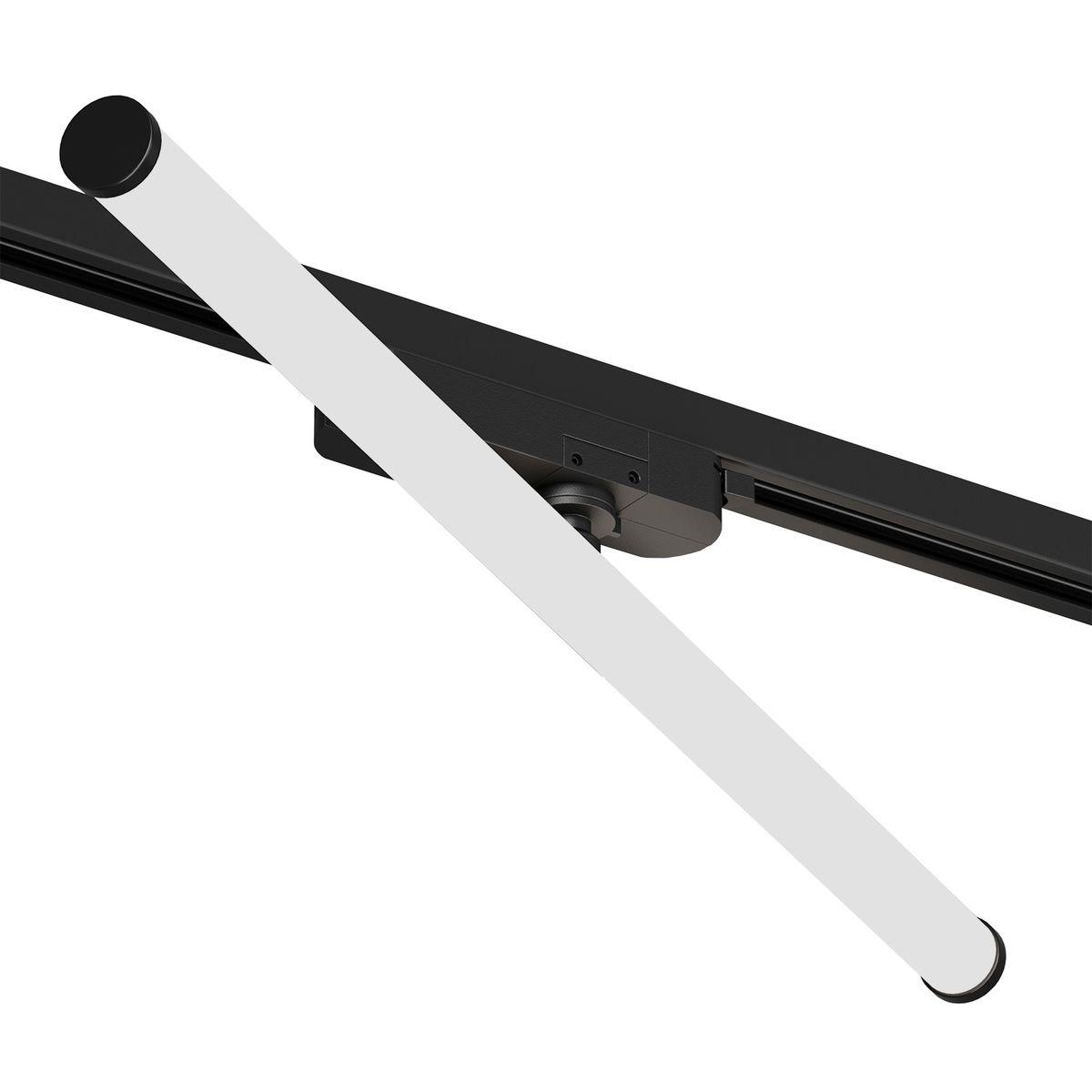 трековый светодиодный светильник denkirs strom dk6648-bk