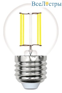 LED-G45-6W/4000K/E27/CL/SLF