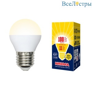 LED-G45-11W/WW/E27/FR/NR картон