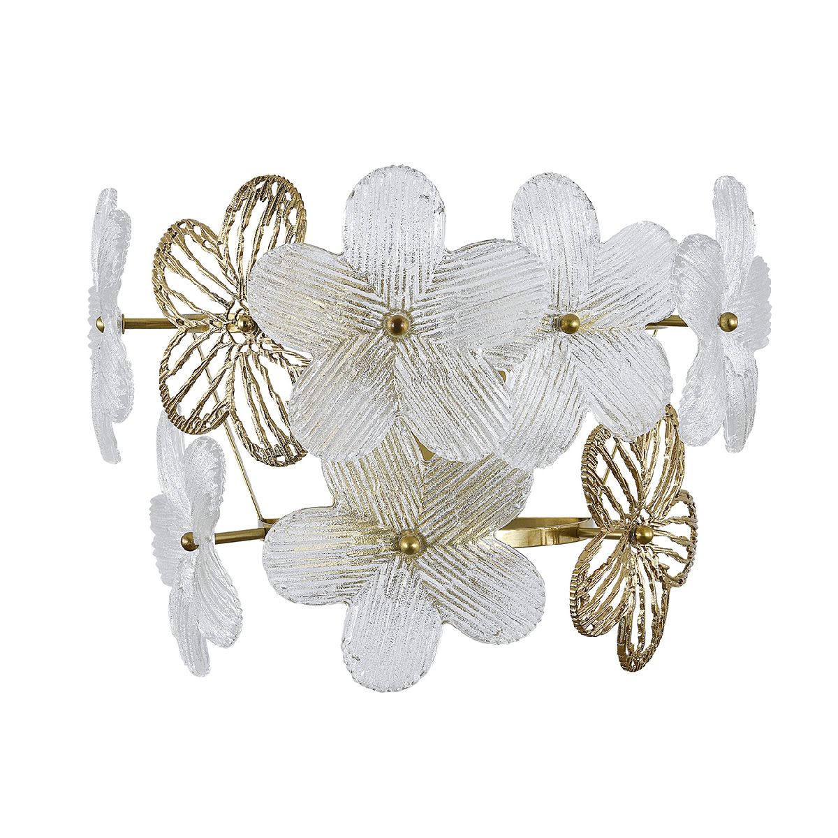настенный светильник indigo fiori 12049/2w brass v000554