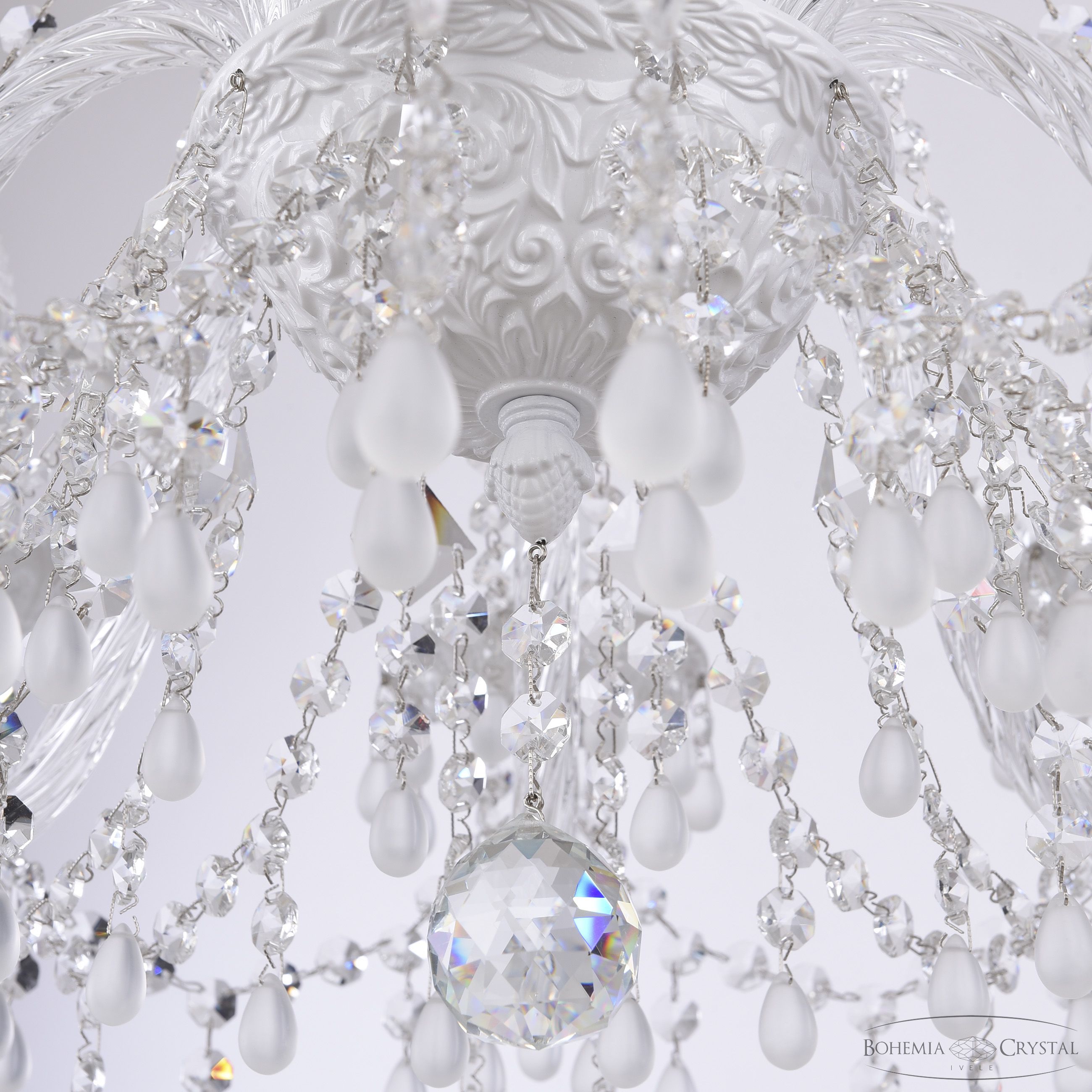 подвесная люстра bohemia ivele crystal al16310/10/240 wg v0300