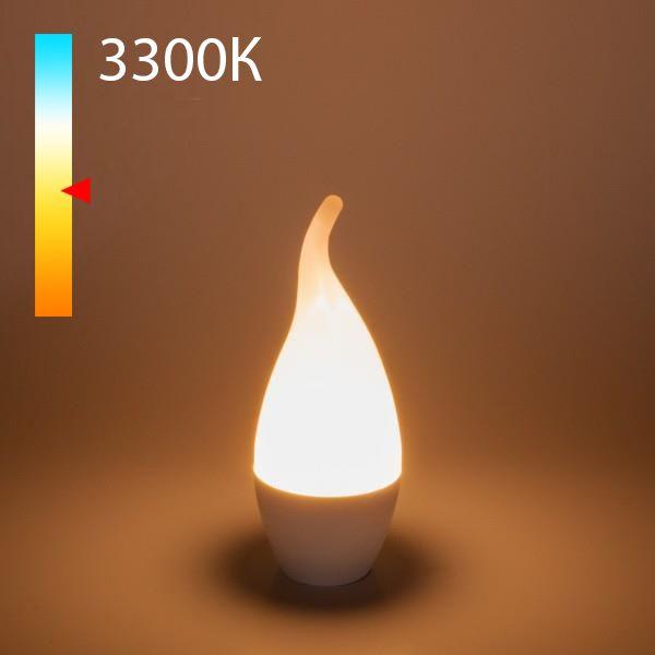 лампа светодиодная elektrostandard e14 8w 3300k матовая a050352