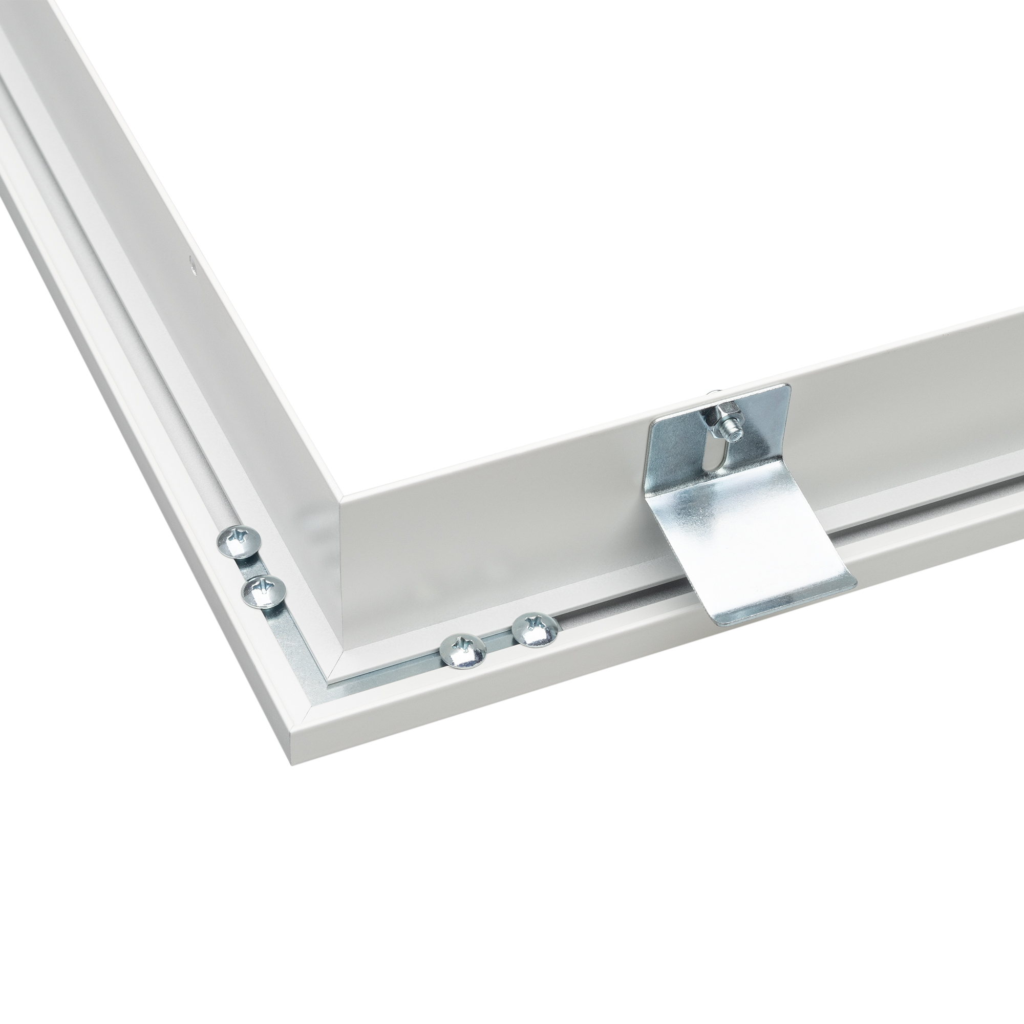 рамка для встраиваемой установки панелей arlight bx3030 white 023532