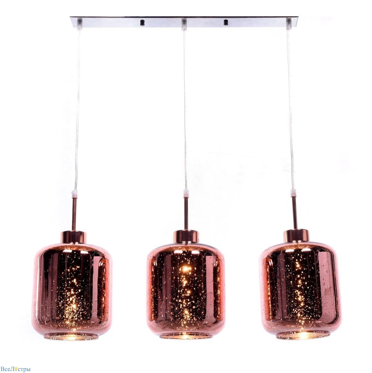 подвесной светильник lumina deco alacosmo ldp 6811-3 pr r.gd