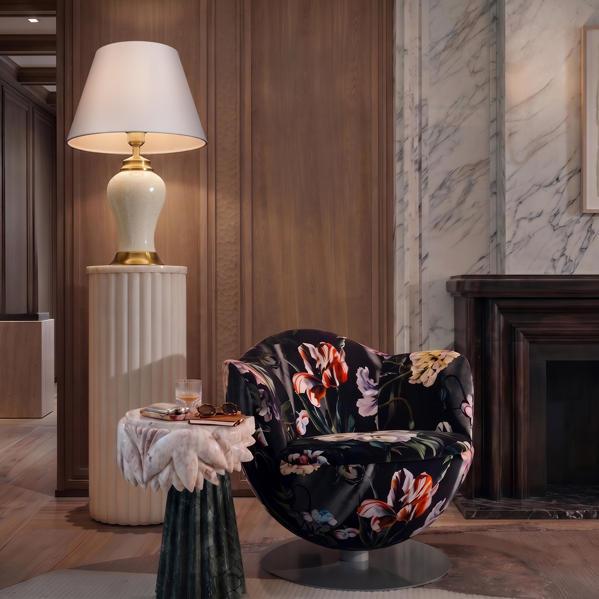 настольная лампа loft it daisy 10488t