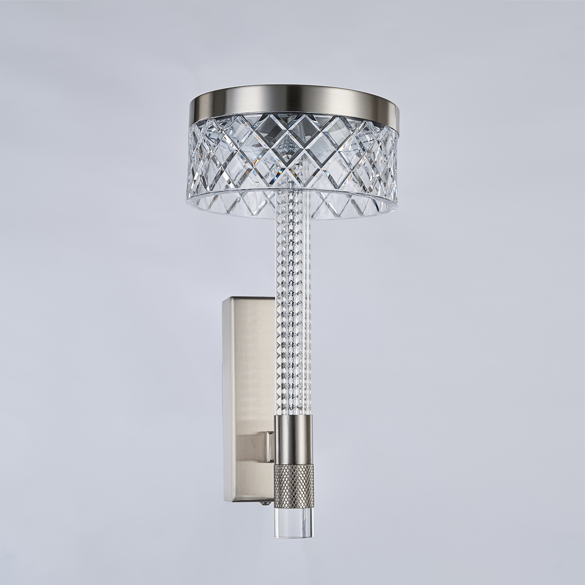 настенный светильник diamond cut mb21020075-1a satin nickel delight collection