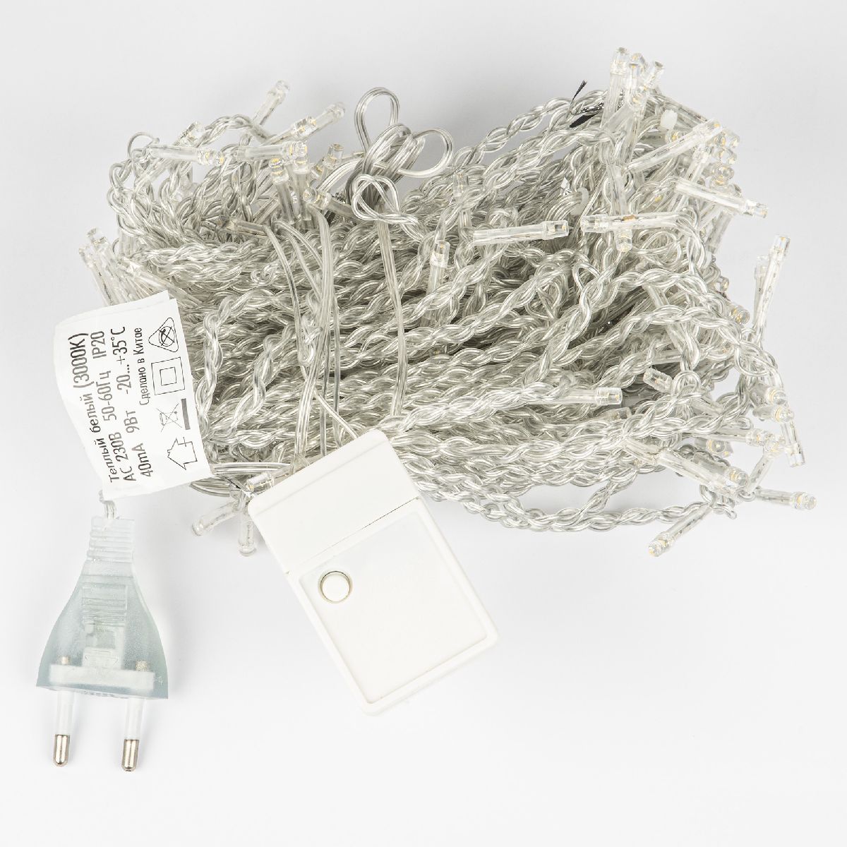 гирлянда uniel uld-c3020-160/dta white ip20 ul-00010915