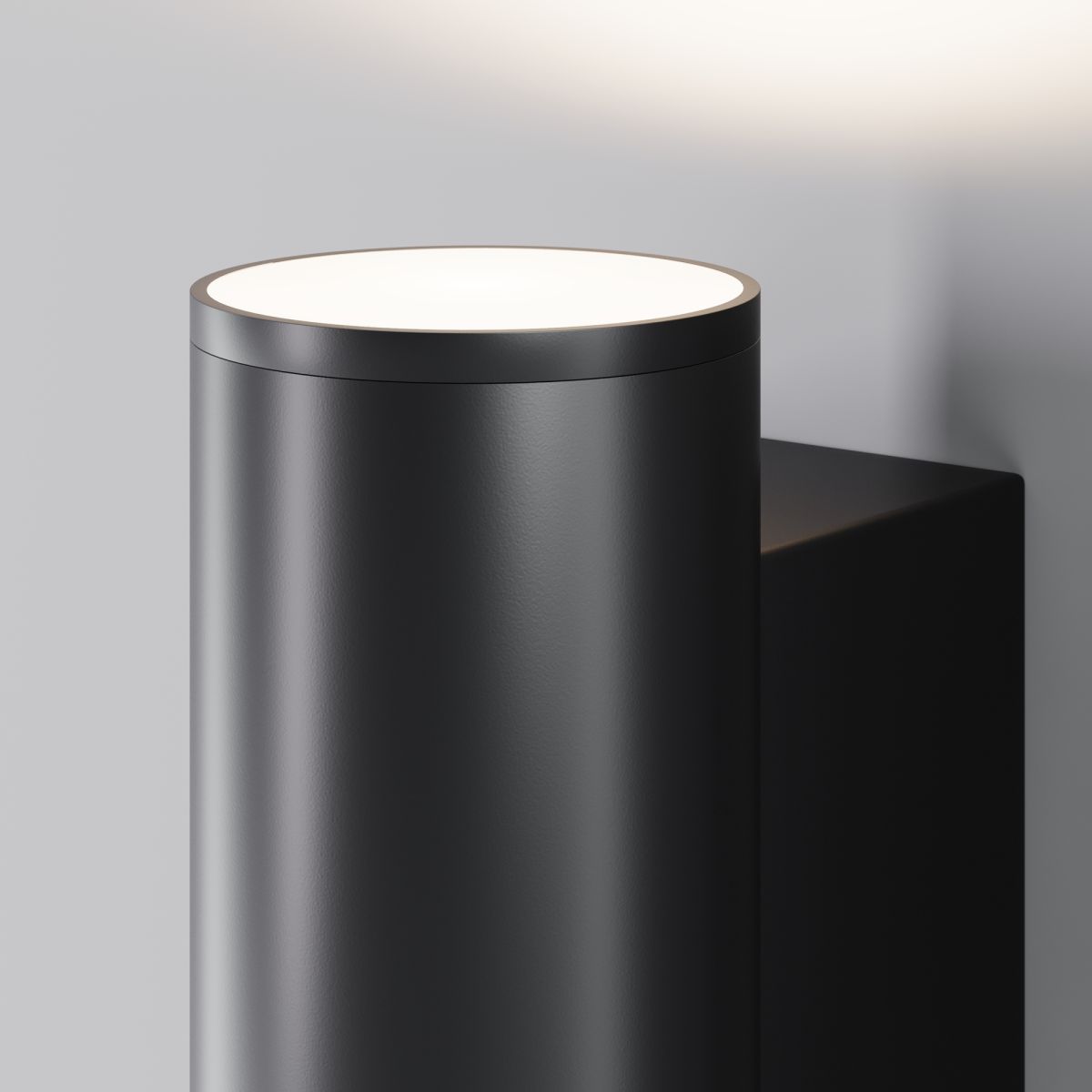 уличный настенный светильник maytoni tube o508wl-l6b3k