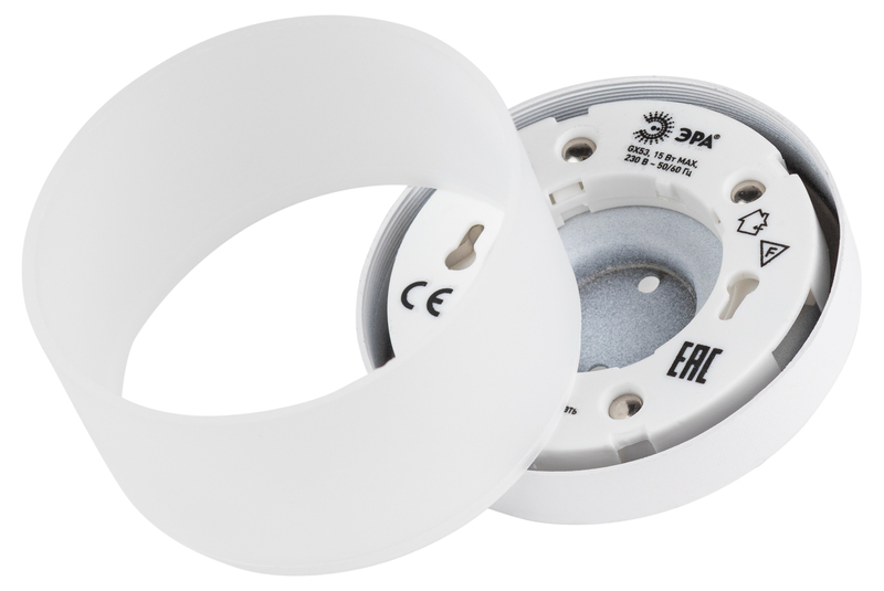 накладной светильник эра ol30 wh б0056359