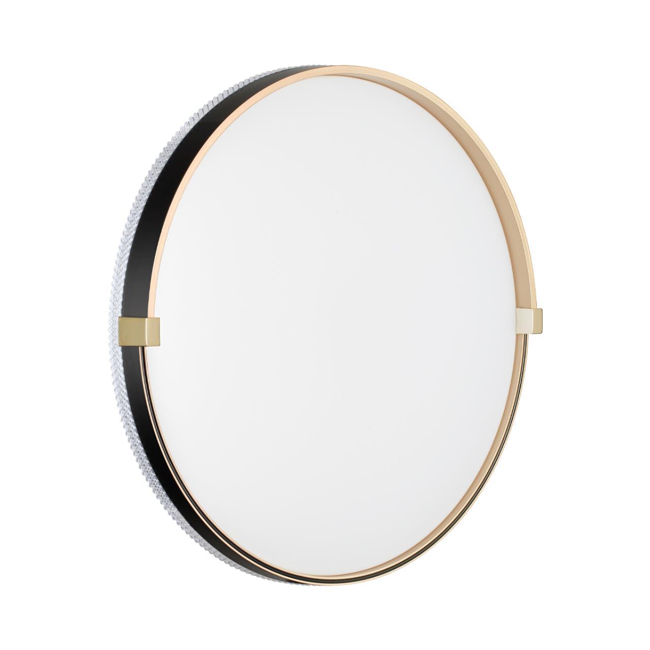 настенно-потолочный светодиодный светильник sonex pale olidi black 7647/el