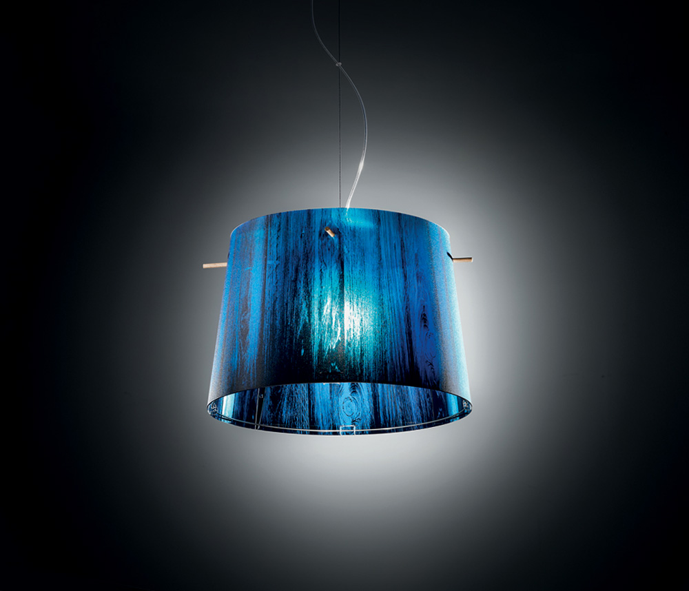 подвесной светильник woody blue slamp