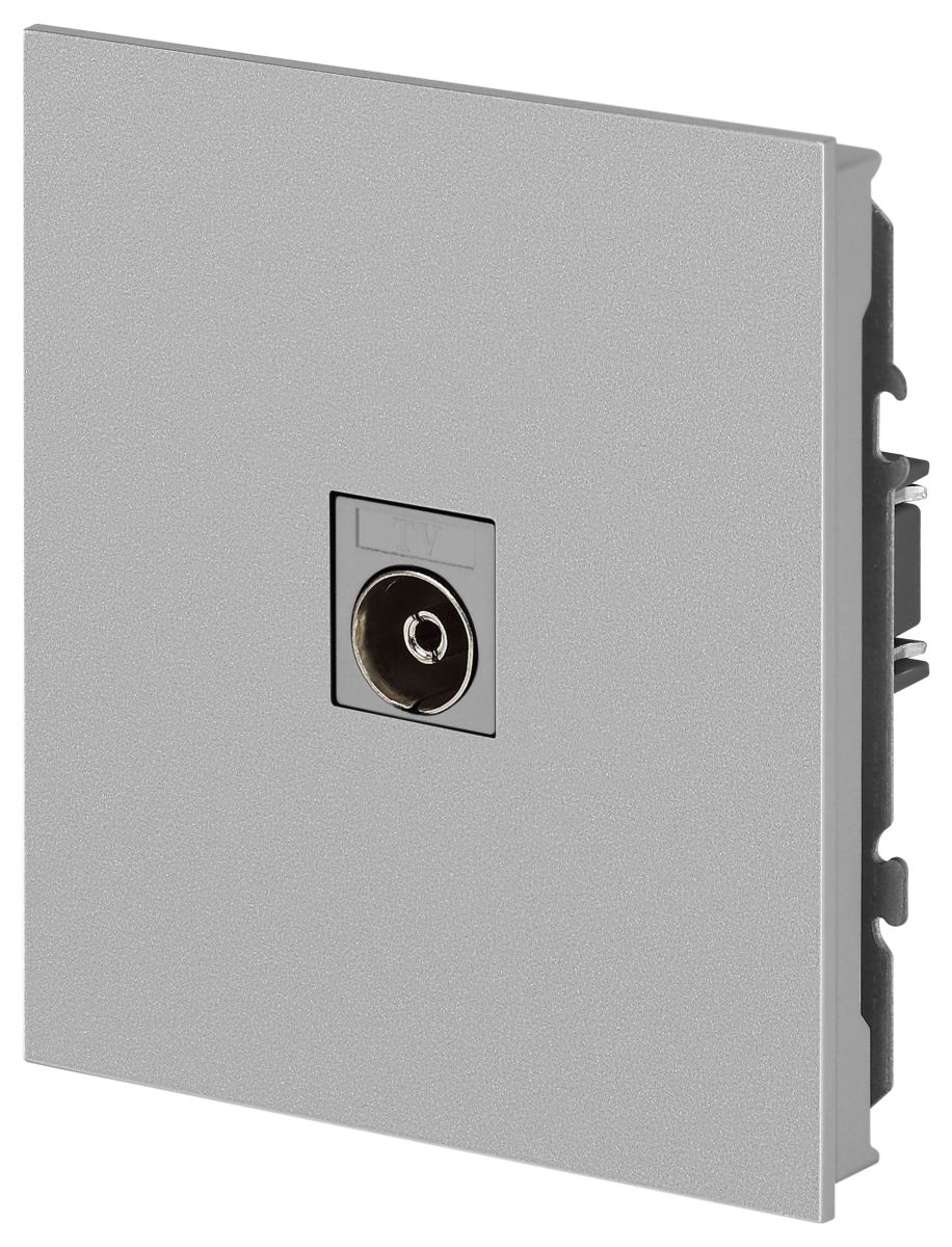 розетка эра arktik 16-3101-03 tv одиночная алюминий б0070466