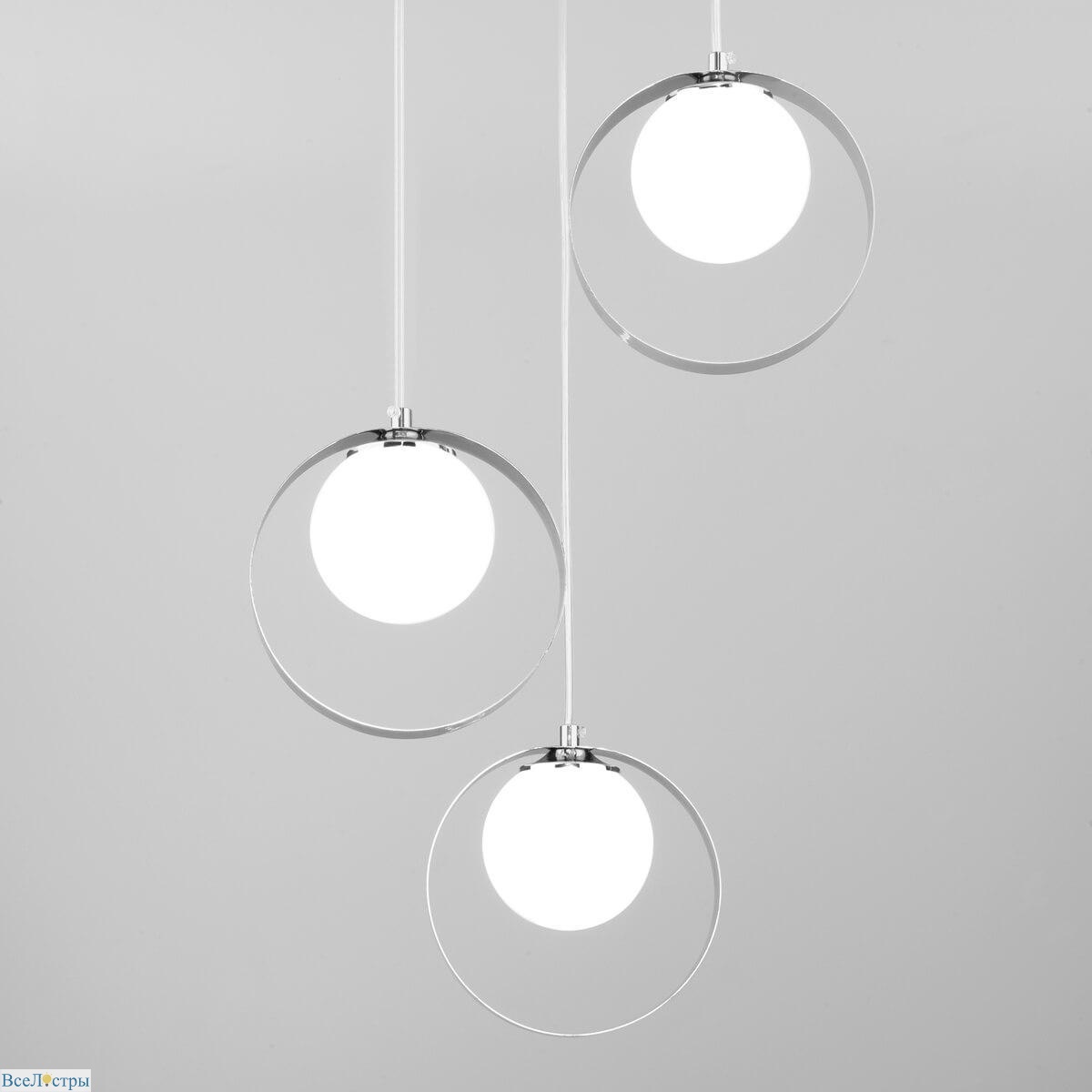 подвесной светильник eurosvet dublin 50205/3 хром
