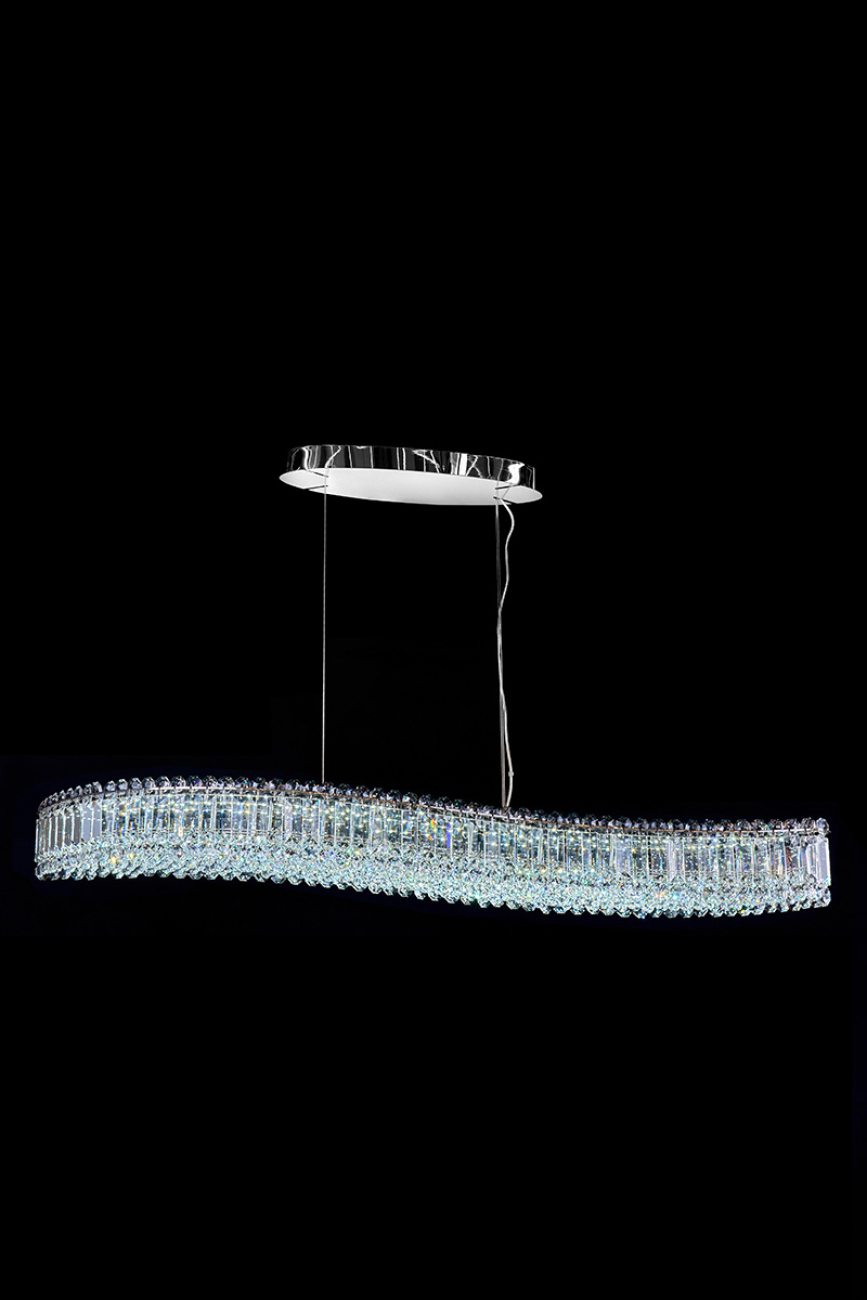 подвесная люстра justine le3004/1200l ch