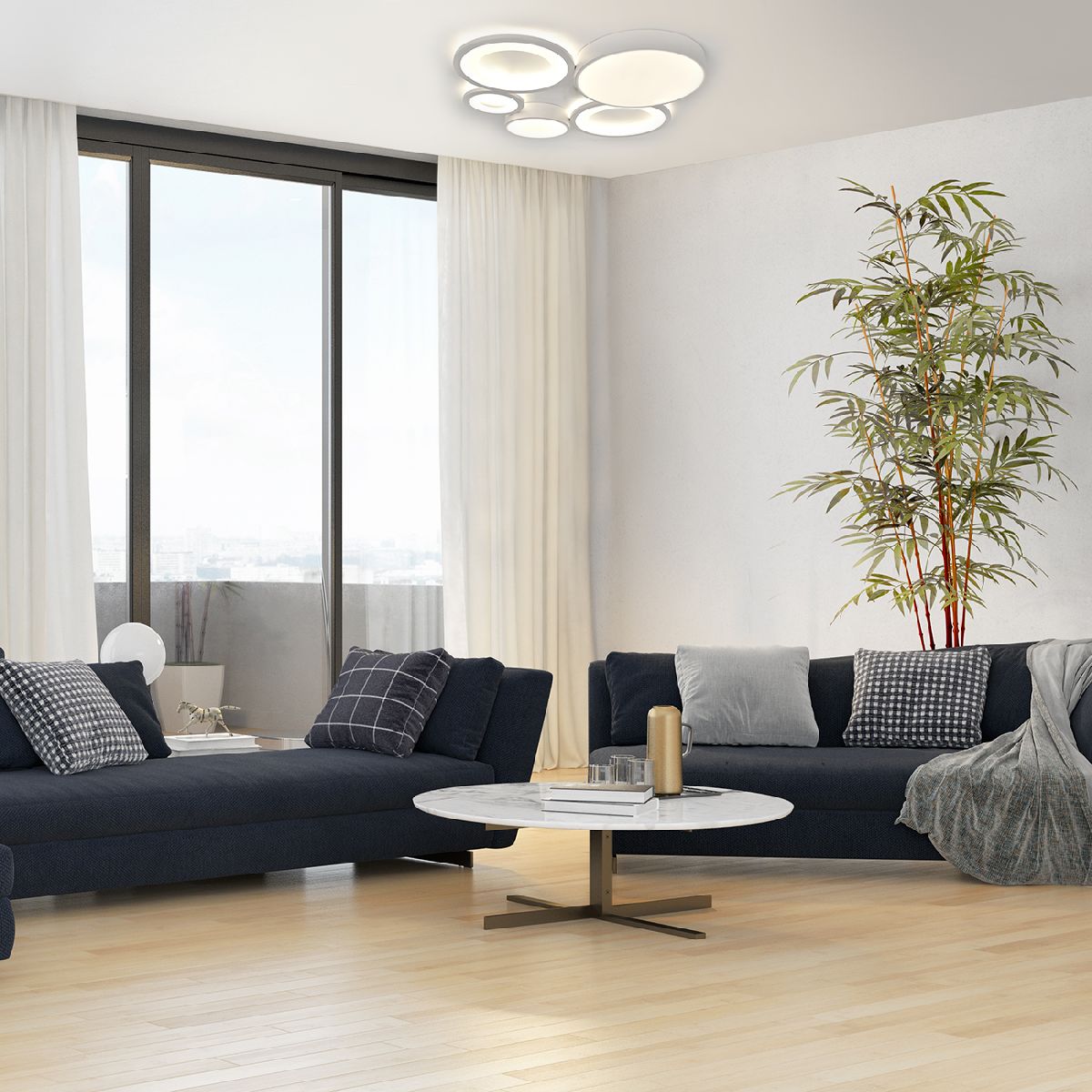 потолочная люстра escada streamline 10286/5led
