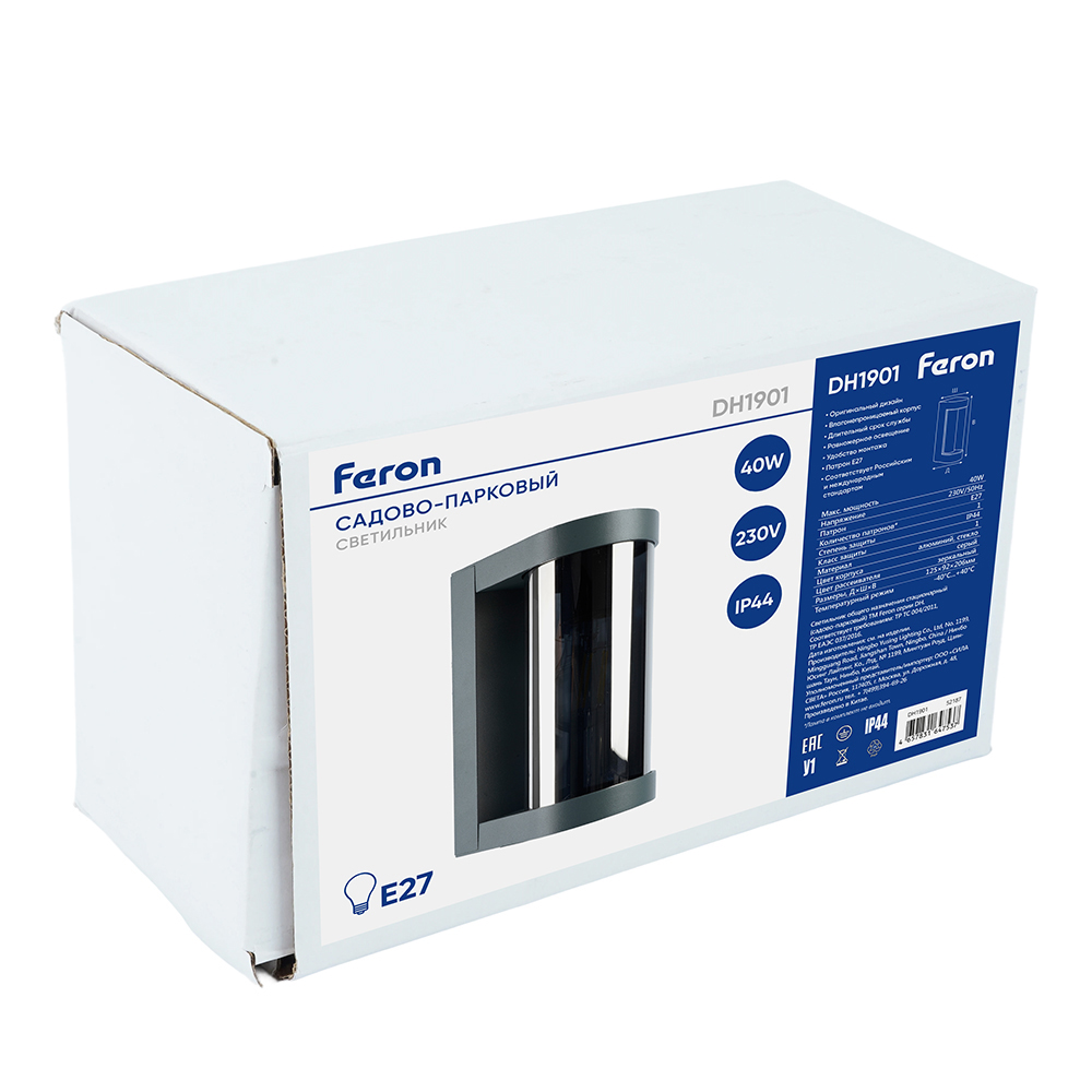 уличный настенный светильник feron бостон dh1901 52187