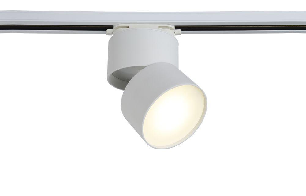 трековый светодиодный светильник crystal lux clt 0.31 130 wh