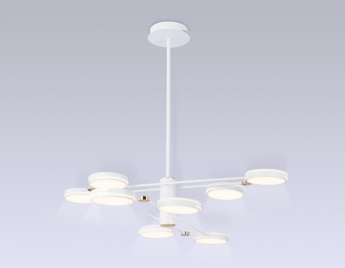 подвесная светодиодная люстра ambrella light comfort linetech fl51642