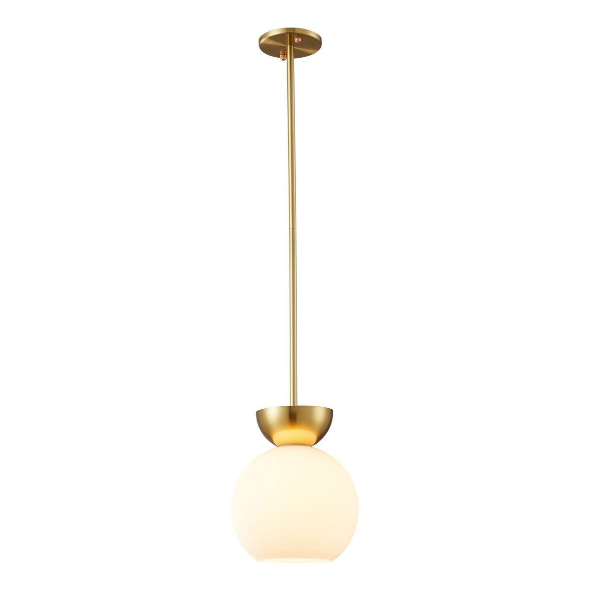 подвесной светильник ilamp mono p6079-1 gd+wh