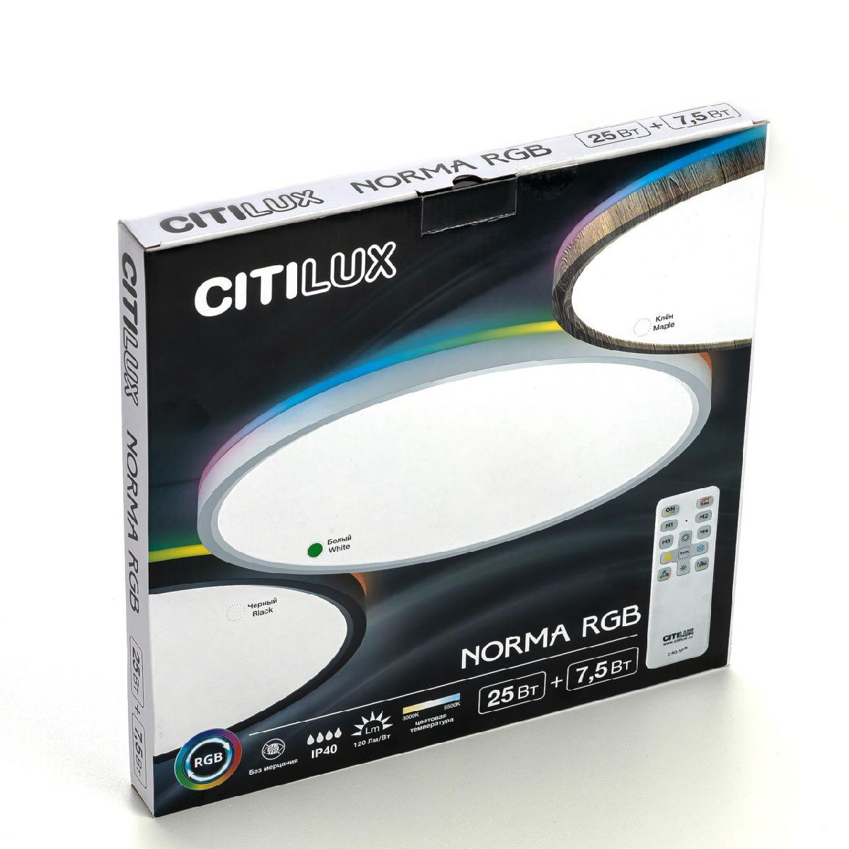 потолочный светильник citilux norma cl749320