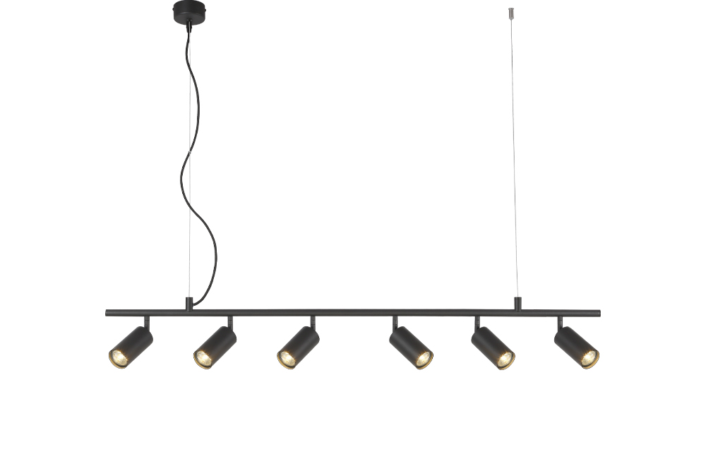 подвесной светильник crystal lux rivo sp6 l1200 bl