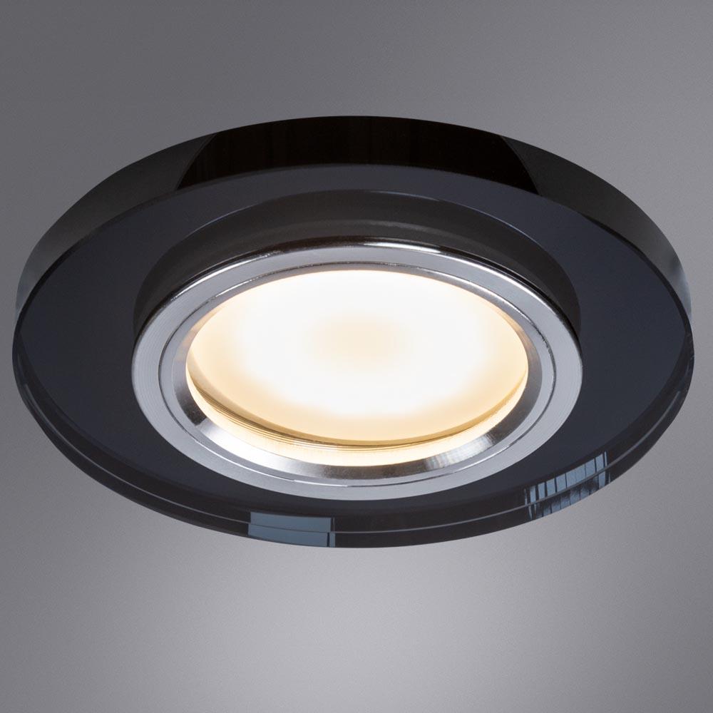 встраиваемый светильник arte lamp cursa a2166pl-1bk