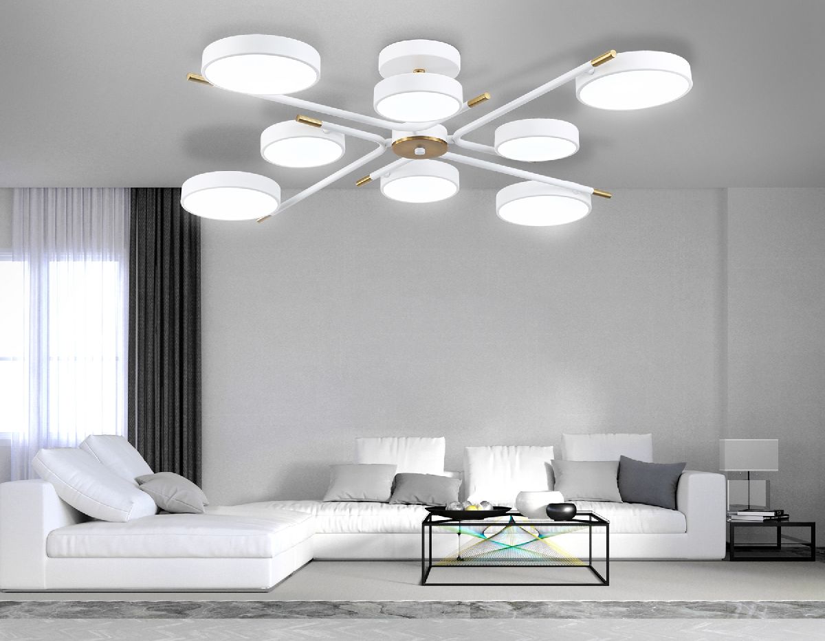 люстра на штанге ambrella light linetech comfort fl516338