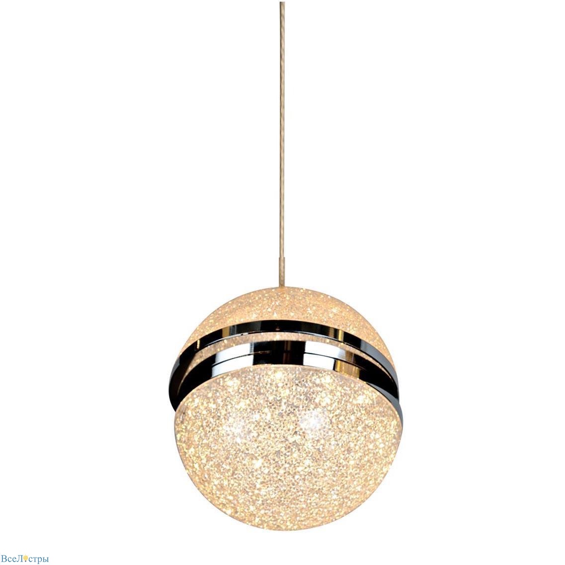 подвесной светодиодный светильник iledex crystal ball c4474-1 cr
