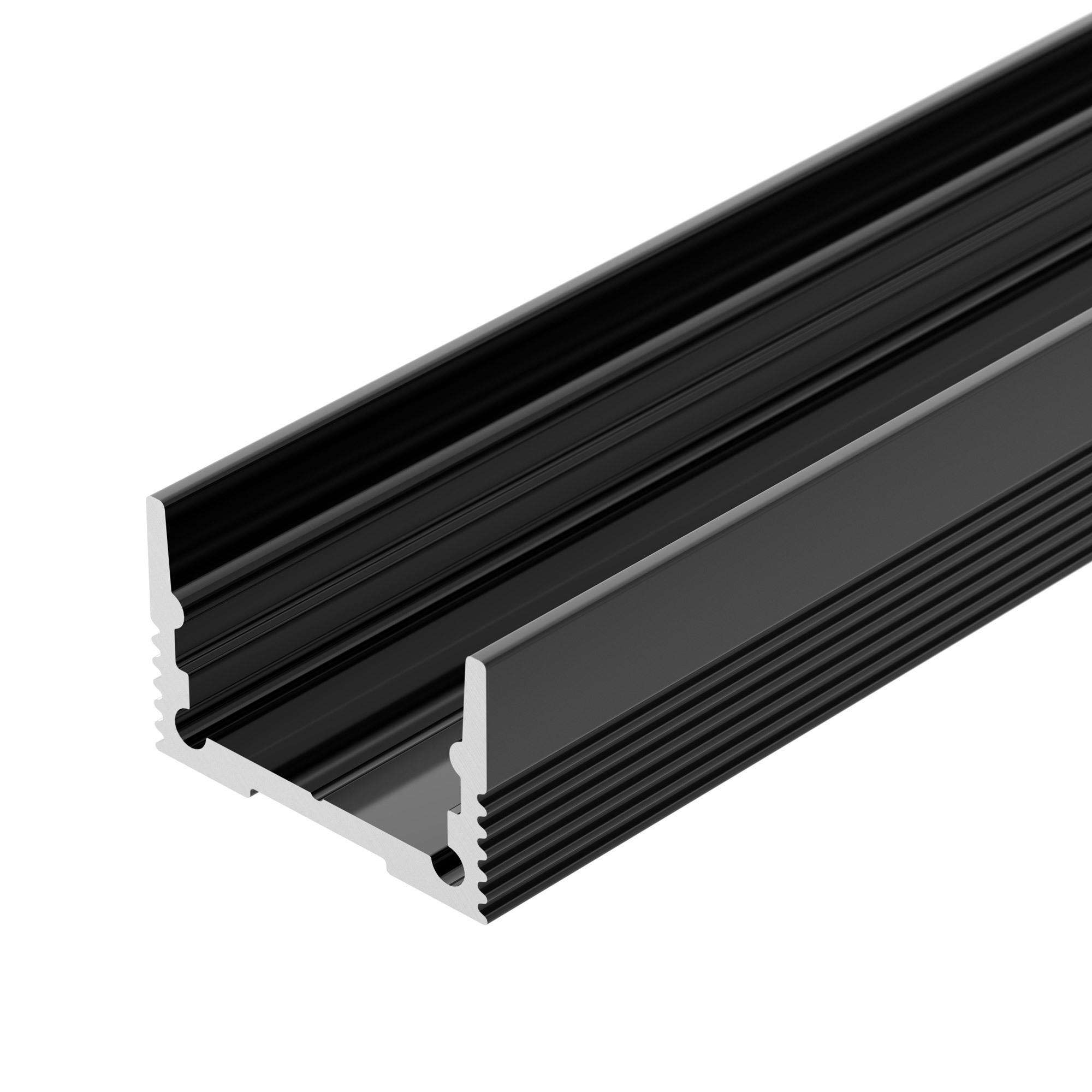 алюминиевый профиль arlight sl-slim20-h13-2000 black 037112