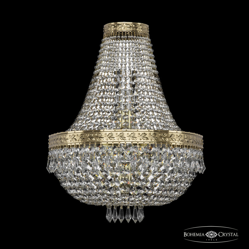 люстра на штанге bohemia ivele crystal 19271/h1/35iv gw