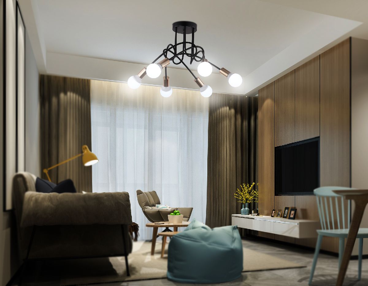 потолочная люстра ambrella light loft tr80419