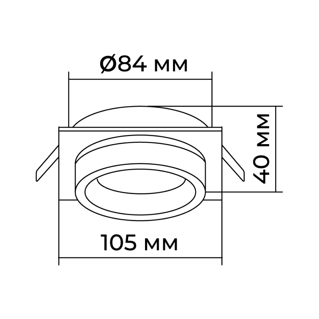 точечный светильник apeyron 16-103