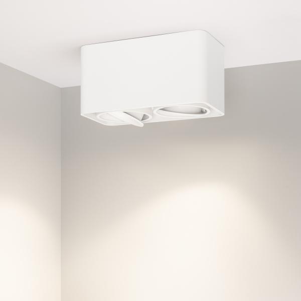потолочный светодиодный светильник arlight sp-cubus-s195x100-2x8w day4000 036059