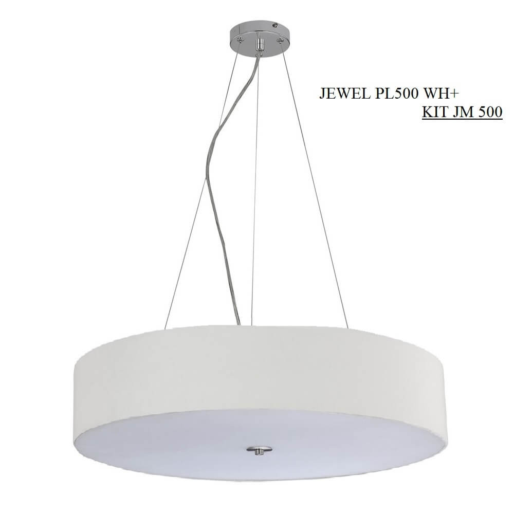 потолочный светильник crystal lux jewel pl500 white