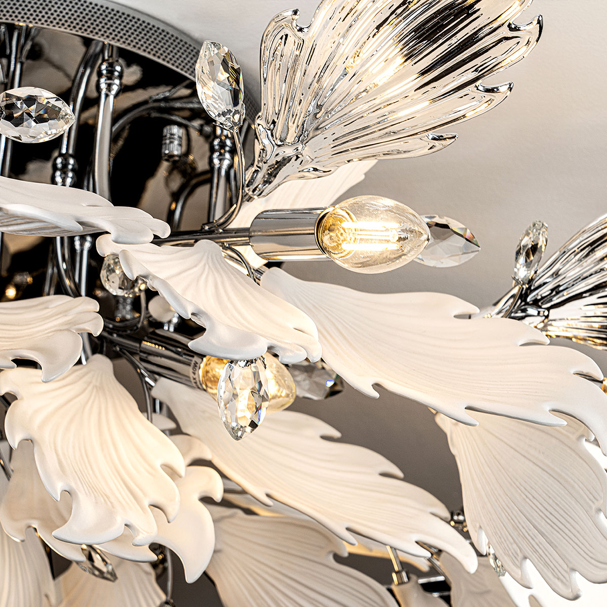 потолочная люстра modelux ml.6869.1000 cr