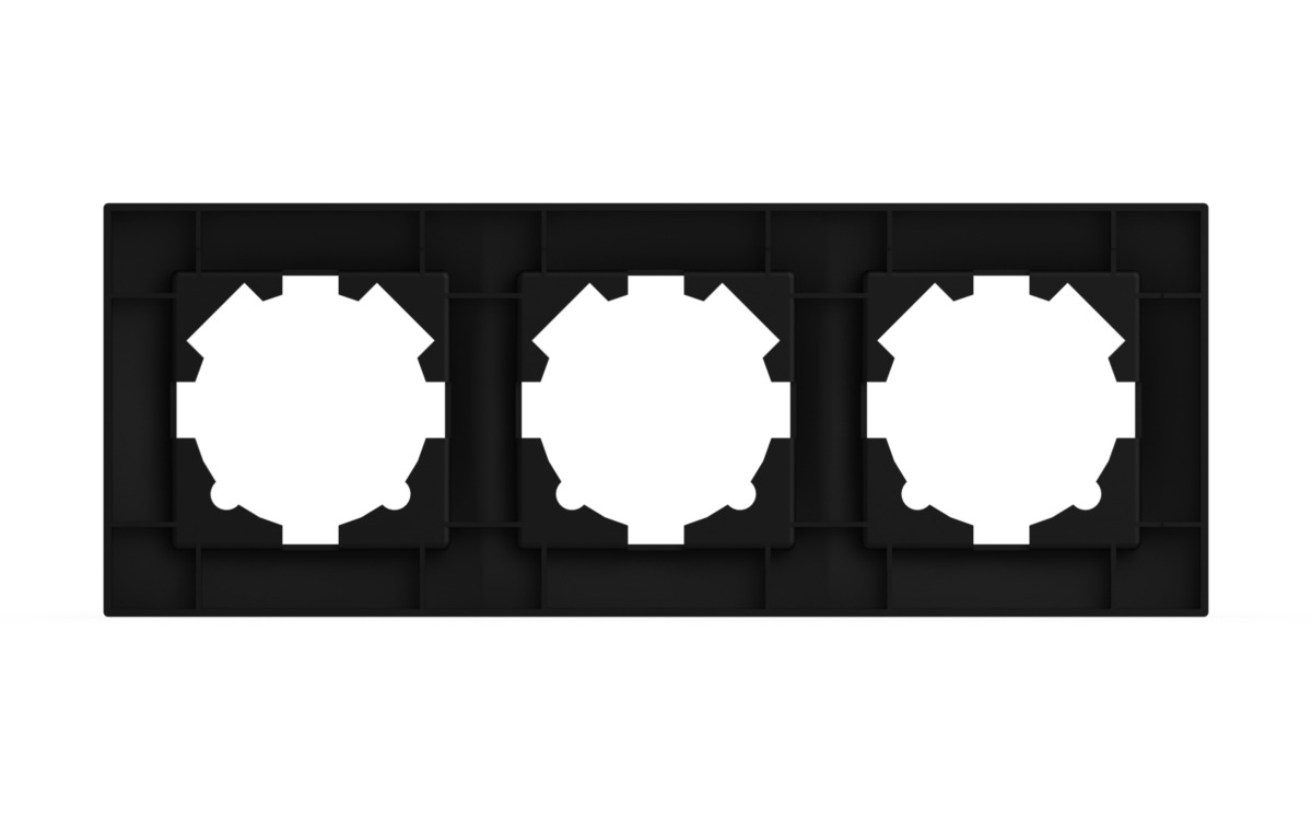рамка трехместная elbi vega 510-014800-227