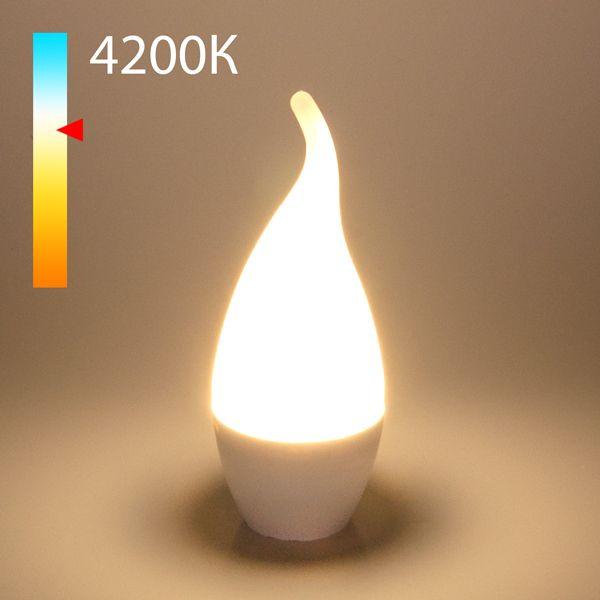 лампа светодиодная elektrostandard e14 8w 4200k матовая a050353