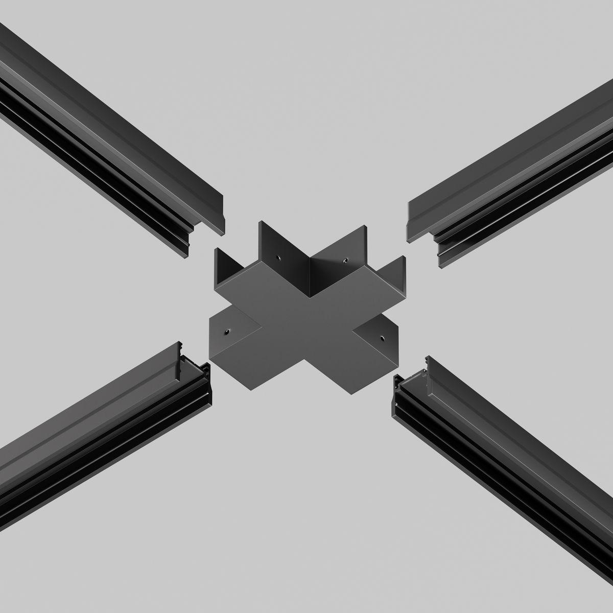 коннектор x-образный maytoni elasity ip o-tr001-cc