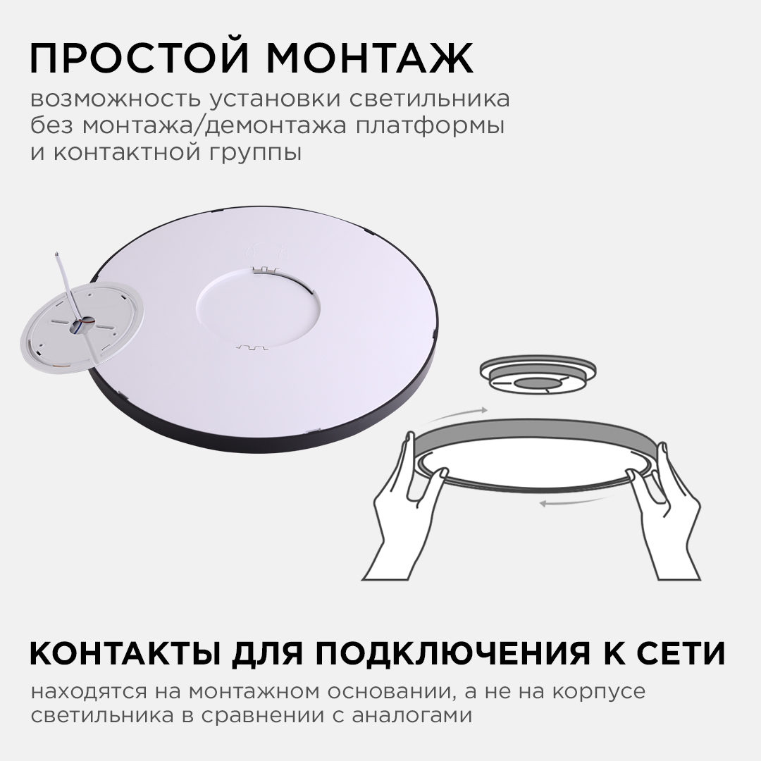 накладной светильник apeyron spin 18-127
