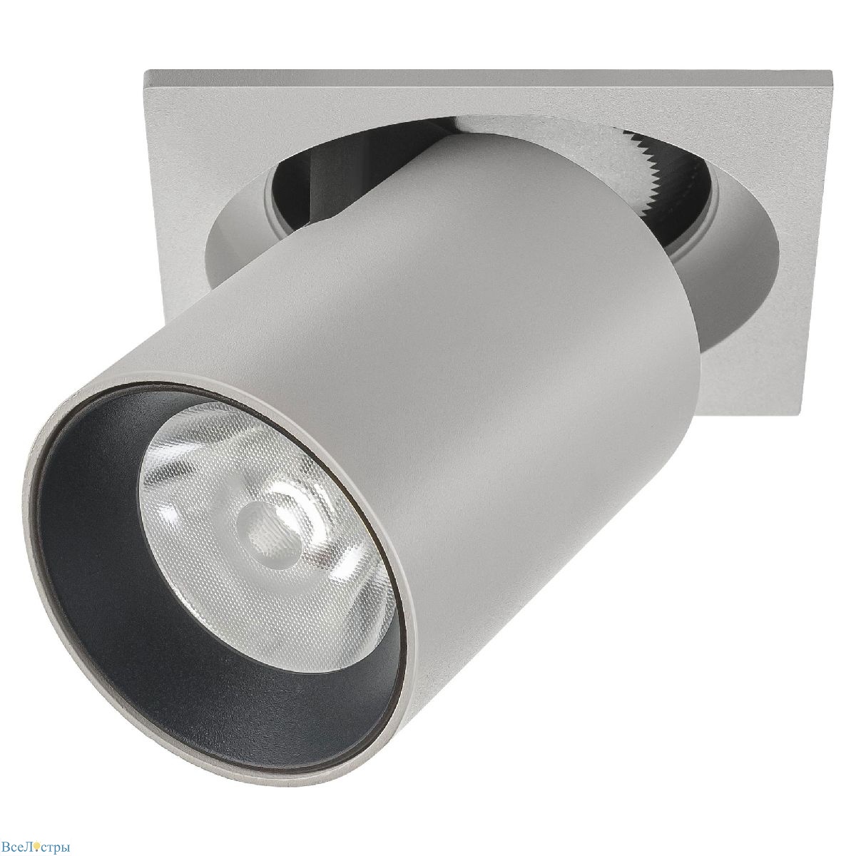 встраиваемый спот am group am334-1 wh+bk
