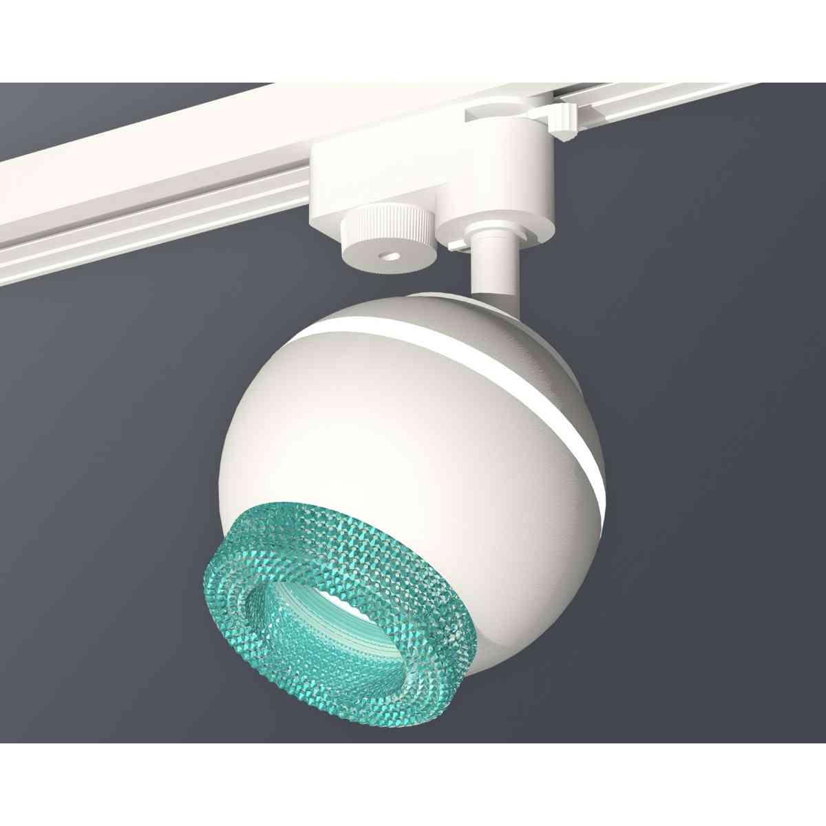 комплект трекового светильника ambrella light track system xt1101063 swh/bl белый песок/голубой (a2520, c1101, n7194)
