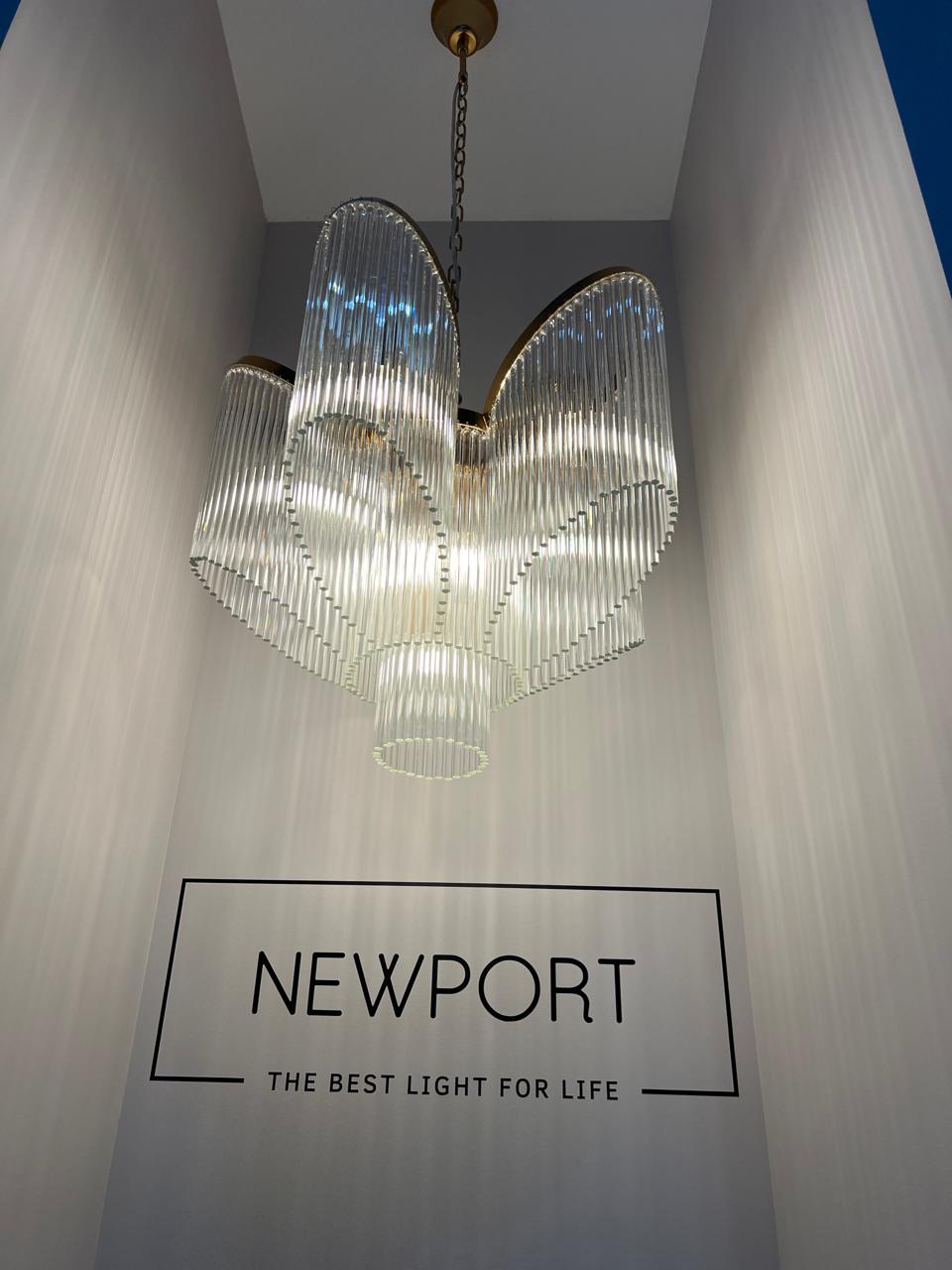подвесная люстра newport 3220 3229/c м0068539