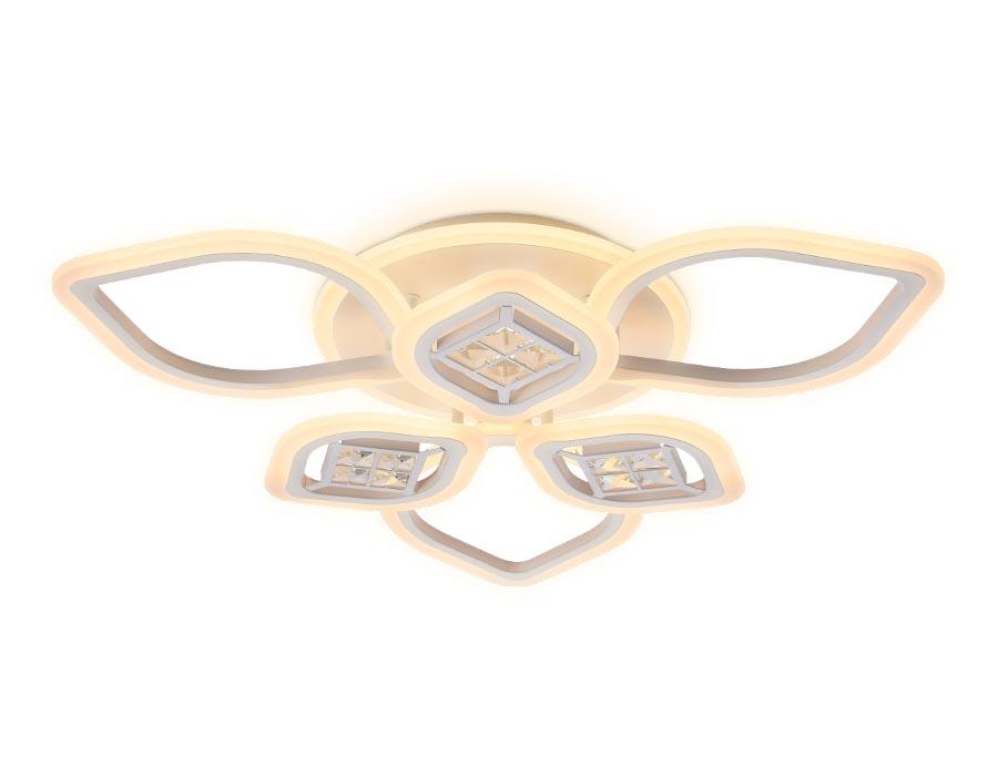 потолочная светодиодная люстра ambrella light acrylica ice fa282