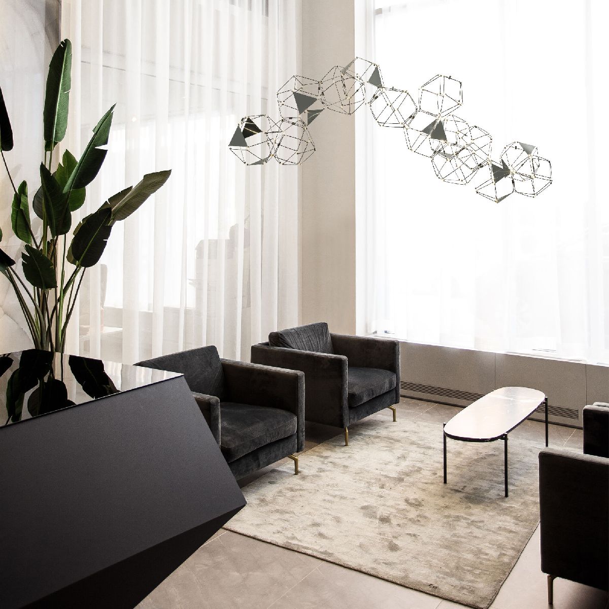 подвесная люстра eurosvet uma 90368/14 черный жемчуг a065030