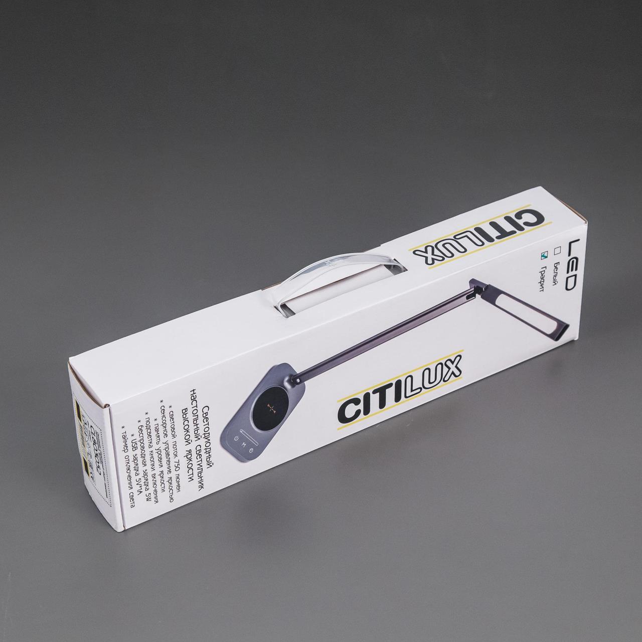 настольная лампа citilux ньютон cl803051