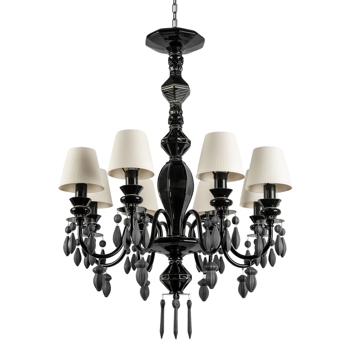 подвесная люстра loft it grace 10203/8 black