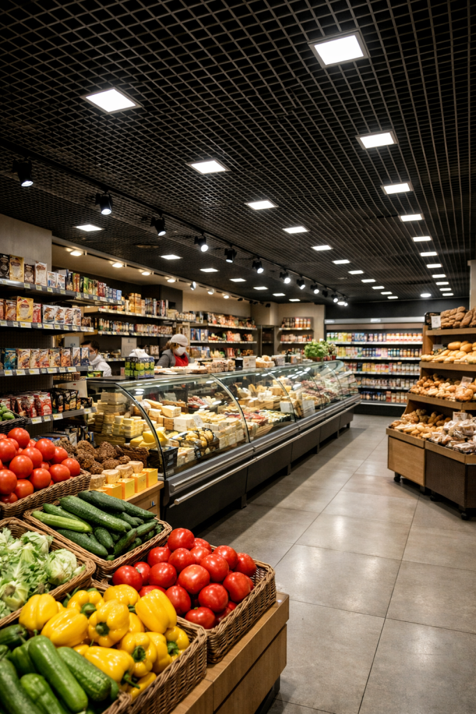 светильники грильято в тоговом помещении.png