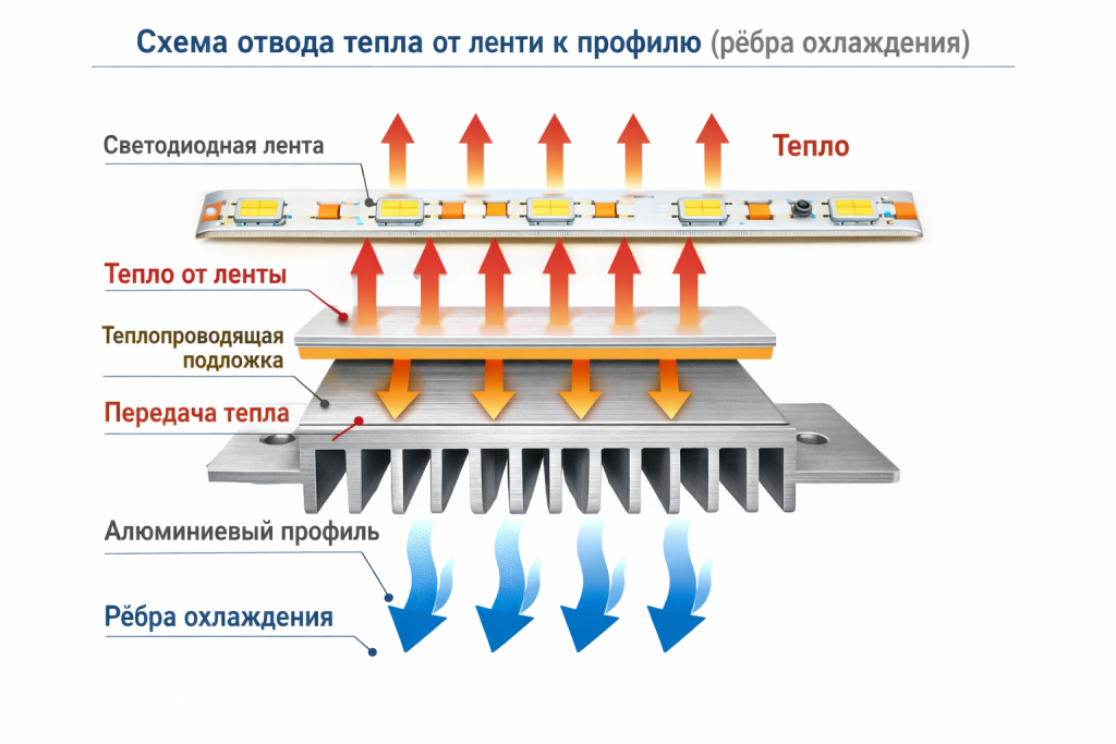 схема отвода тепла от светодиодной ленты.png