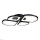 потолочная светодиодная люстра iledex river x024-4 bk