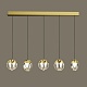 подвесной светильник delight collection md24001033-5b gold/clear
